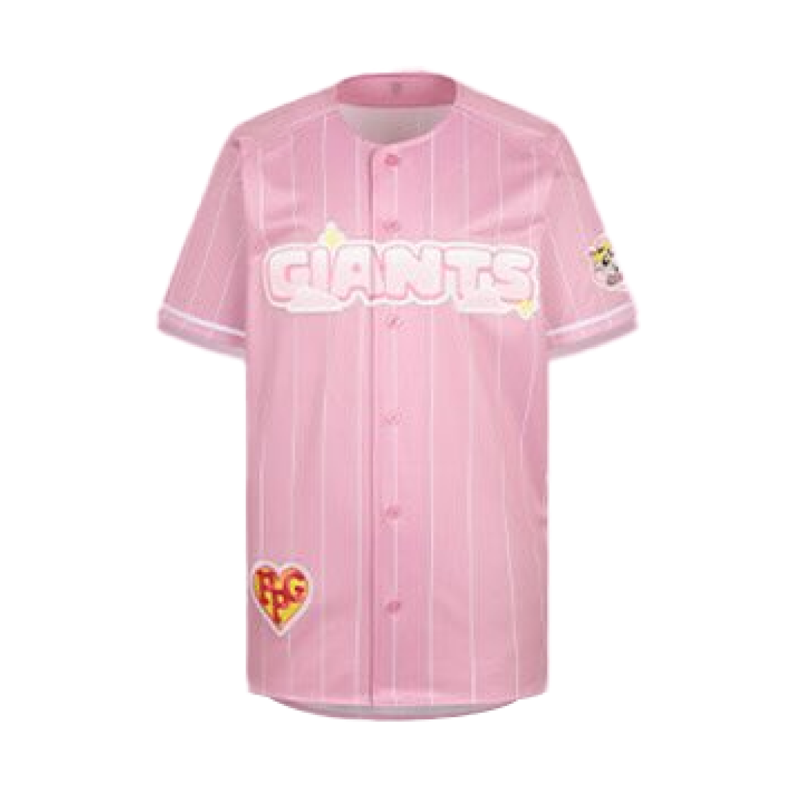 롯데 자이언츠 x 파워퍼프걸 유니폼 핑크 (논 마킹 버전)(Lotte Giants x Powerpuff Girls Uniform Pink (Non Marking Ver.)) - 1