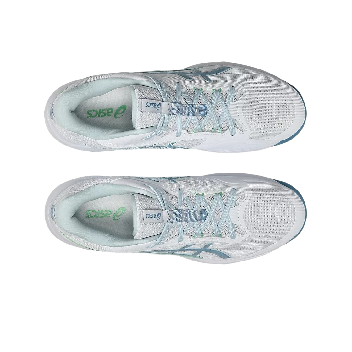 아식스 넷버너 발리스틱 FF MT 4 화이트 사바 블루 - D 스탠다드(Asics Netburner Ballistic FF MT 4 White Saba Blue - D Standard) - 2