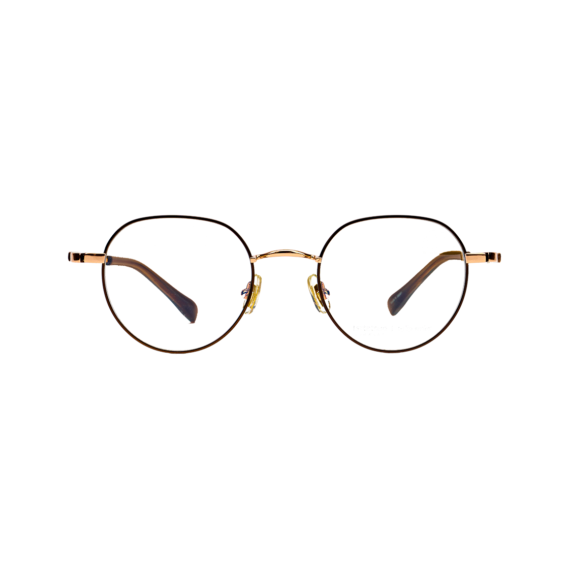 DC2026-054 TETSUO EYEWEAR Hana C2 Brown & Rose gold