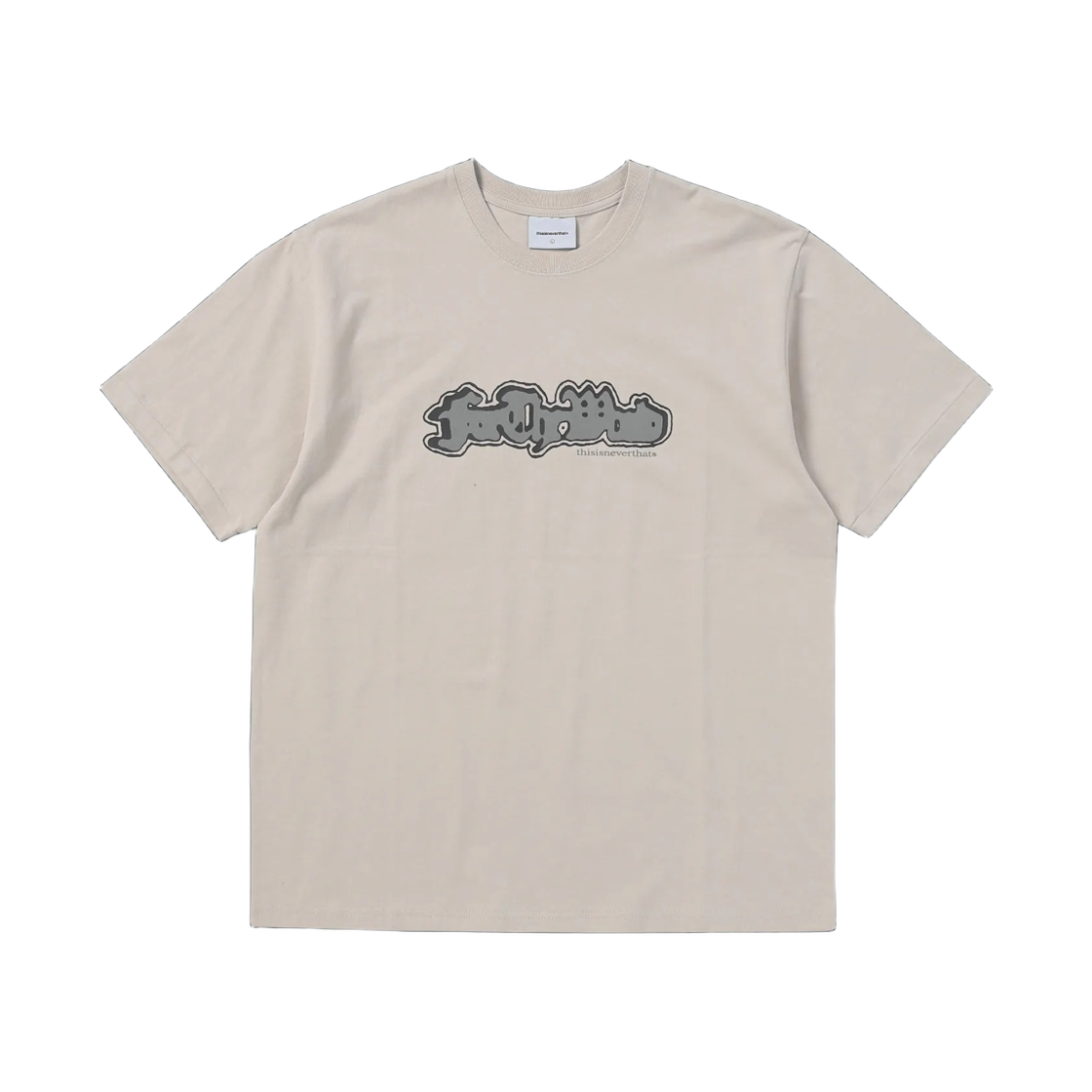 TN241TTSST21BEI thisisneverthat FTW Reflective T-Shirt Beige