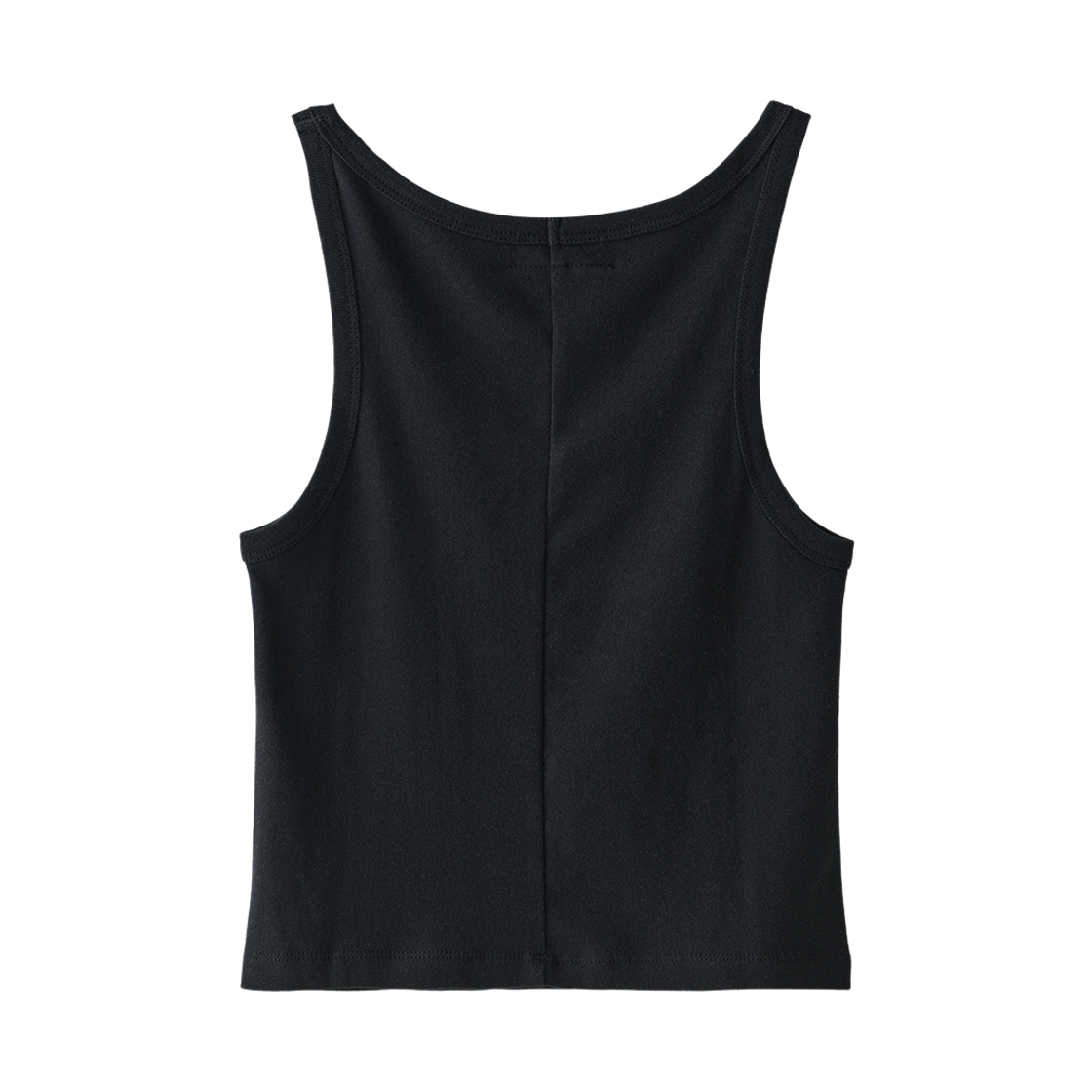 투위드 립 탱크탑나시 블랙(Tuewid Ribbed Sleeveless Tank Top In Black) - 3