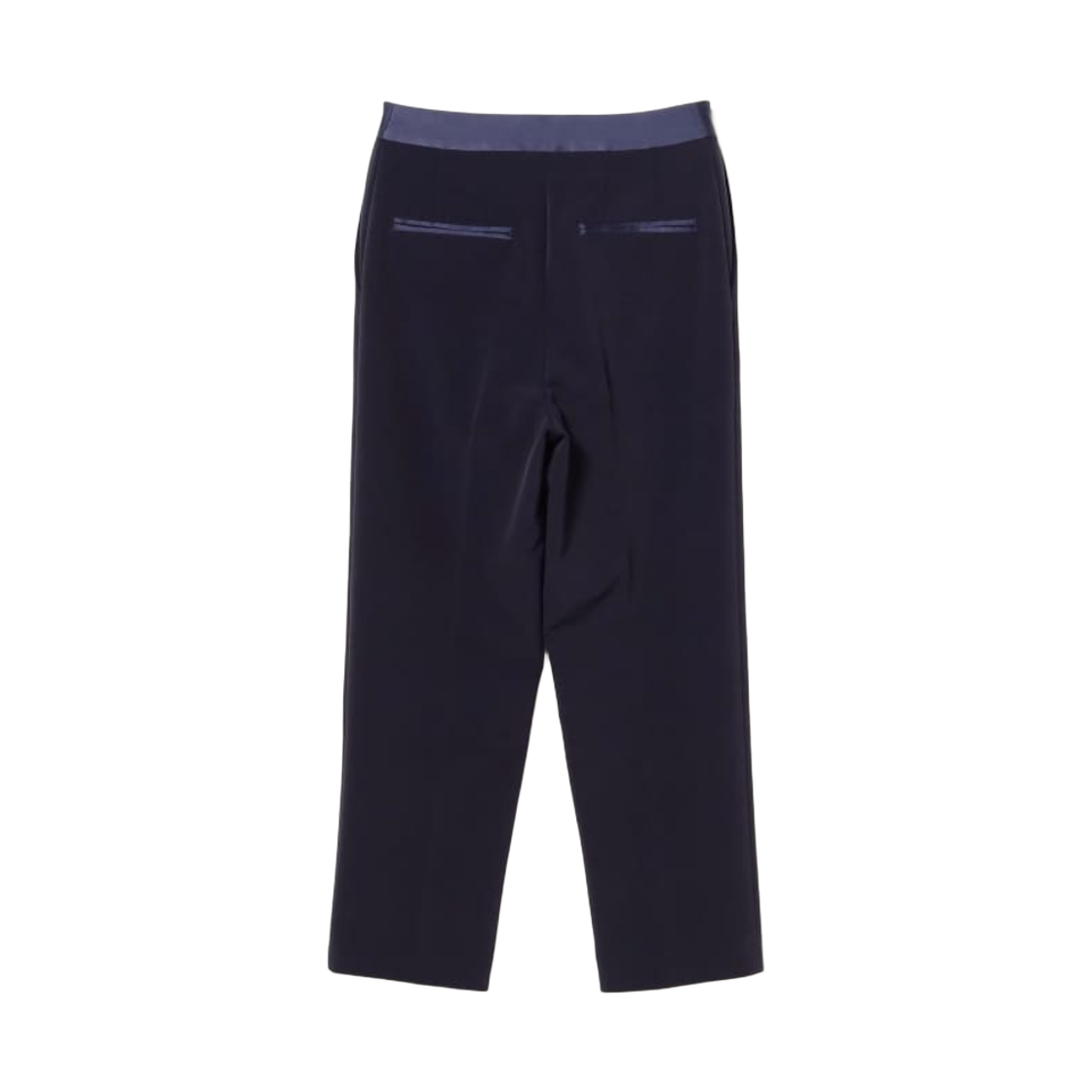 (W) 데미 럭스 빔즈 스트레이트 크리스 팬츠 네이비((W) Demi-Luxe Beams Straight Crease Pants Navy) - 2
