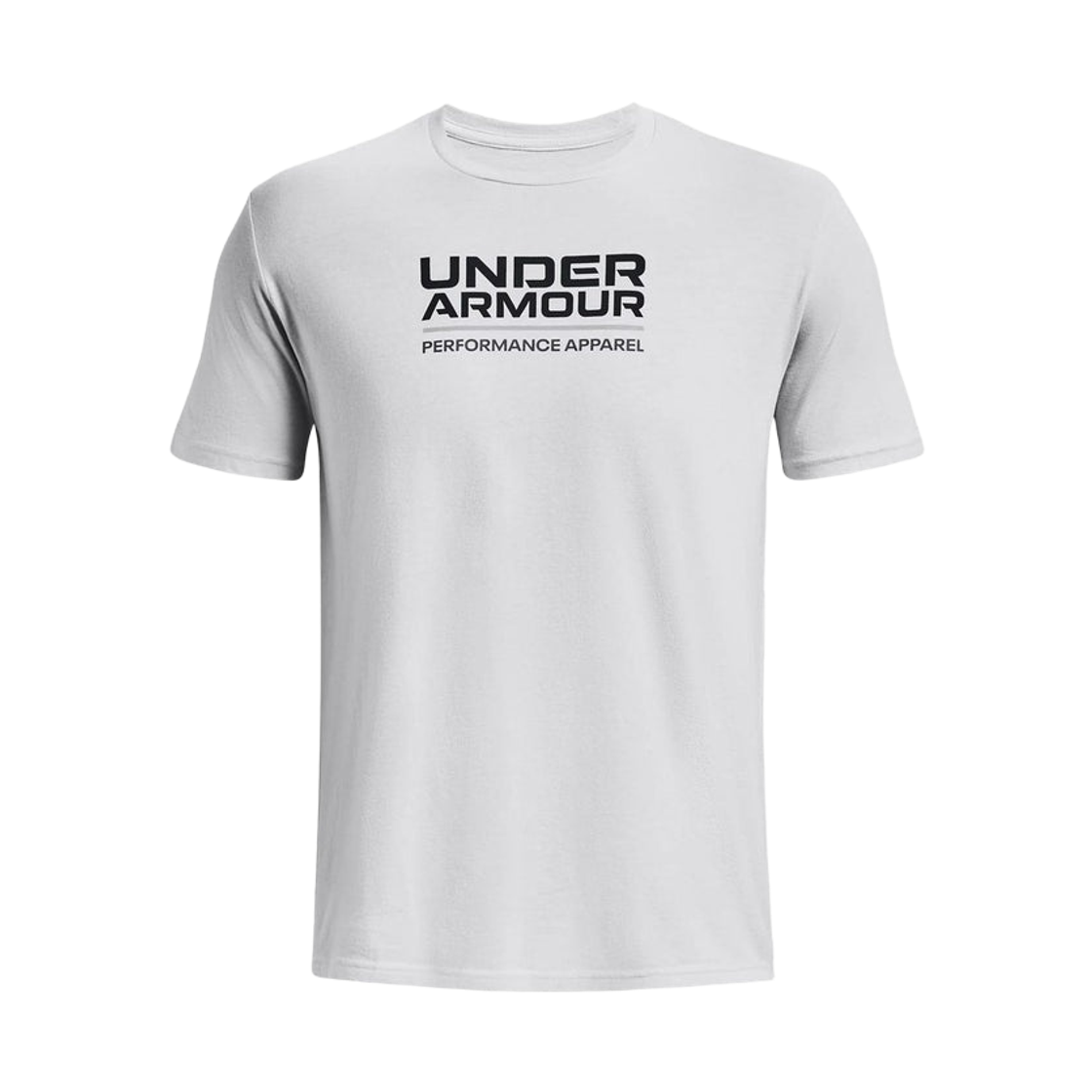 1370529-015 Under Armour Wordmark Short Sleeve Halo Gray