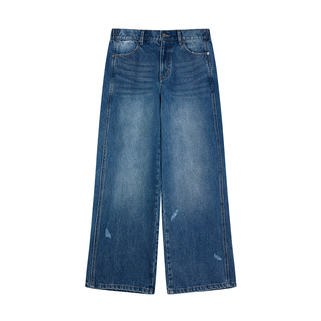 ZI2PT237BL ZIOSONGZIO Destroyed Denim Pants Blue