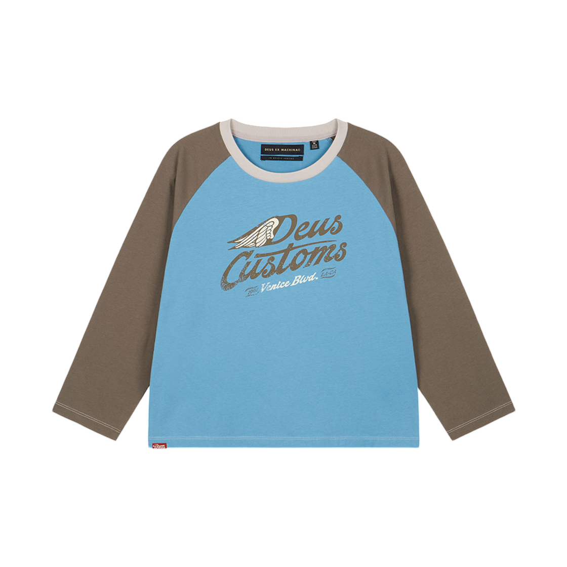 - (W) Deus Ex Machina Winglet L/S T-Shirt Sky Blue
