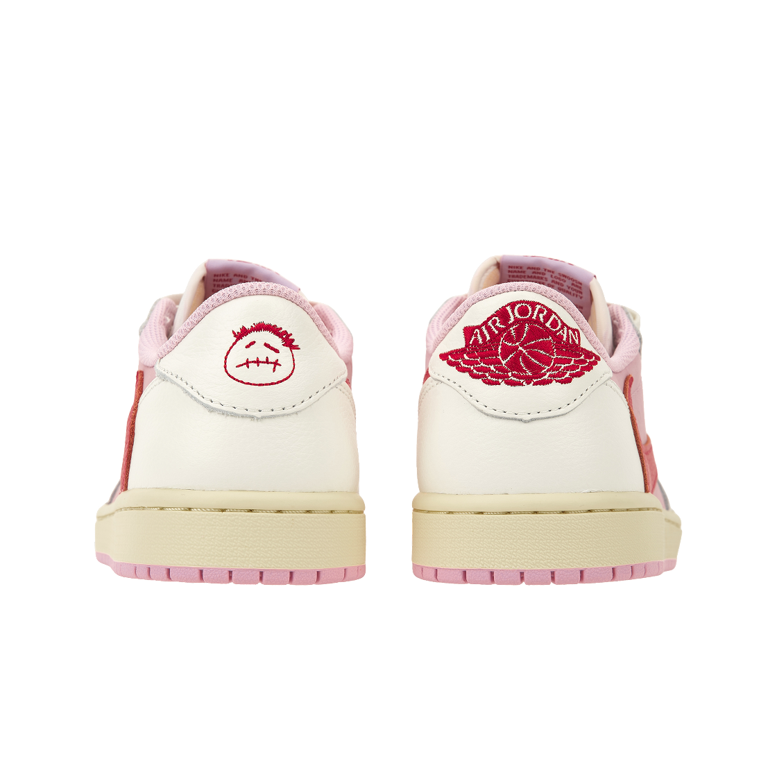 조던 1 x 트래비스 스캇 레트로 로우 OG SP 세일 트로피컬 핑크(Jordan 1 x Travis Scott Retro Low OG SP Sail Tropical Pink) - 6