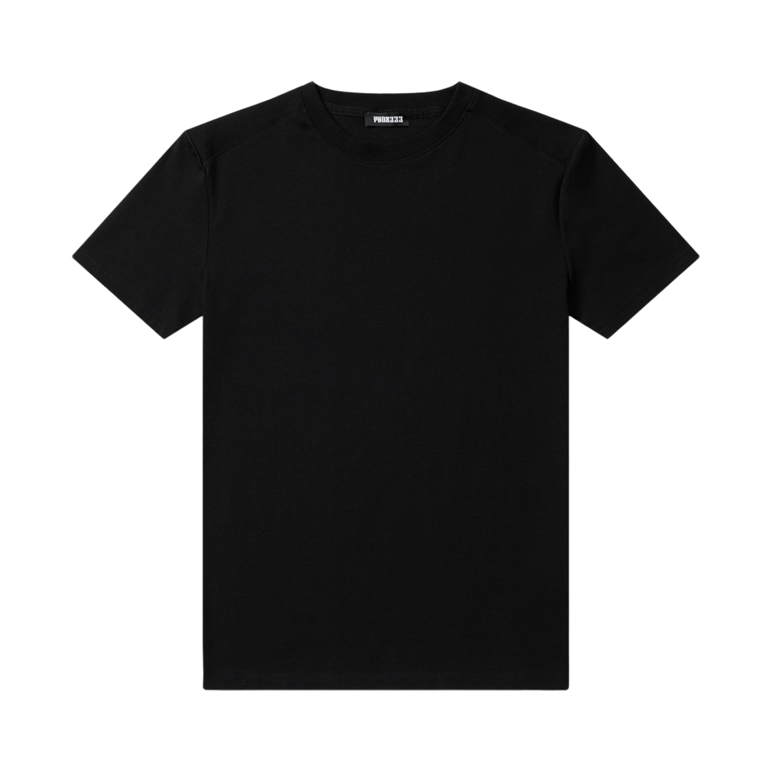 포스333 패널 실켓 티셔츠 블랙(PHOS333 M Panel Silket T-Shirt Black)