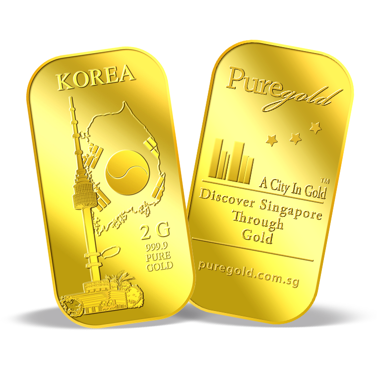 퓨어골드 24K 순금 싱가폴 프리미엄 골드바 2g 남산타워(puregoldsg N Seoul Tower 2g Gold Bar) - 2