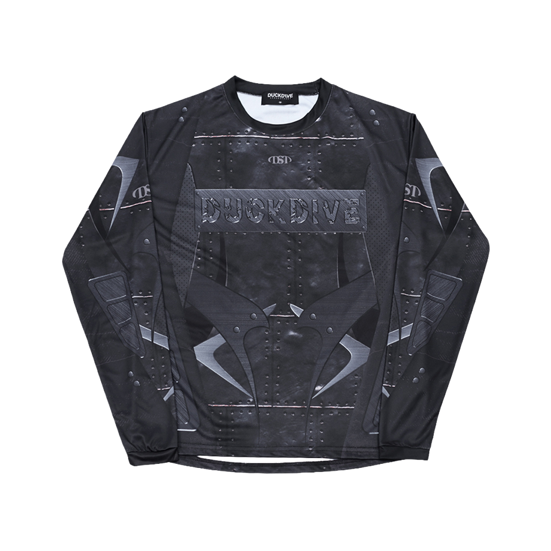 덕다이브 웰드 아이언 져지 롱슬리브 차콜(DUCKDIVE Weld Iron Jersey Long Sleeve Charcoal) - 1
