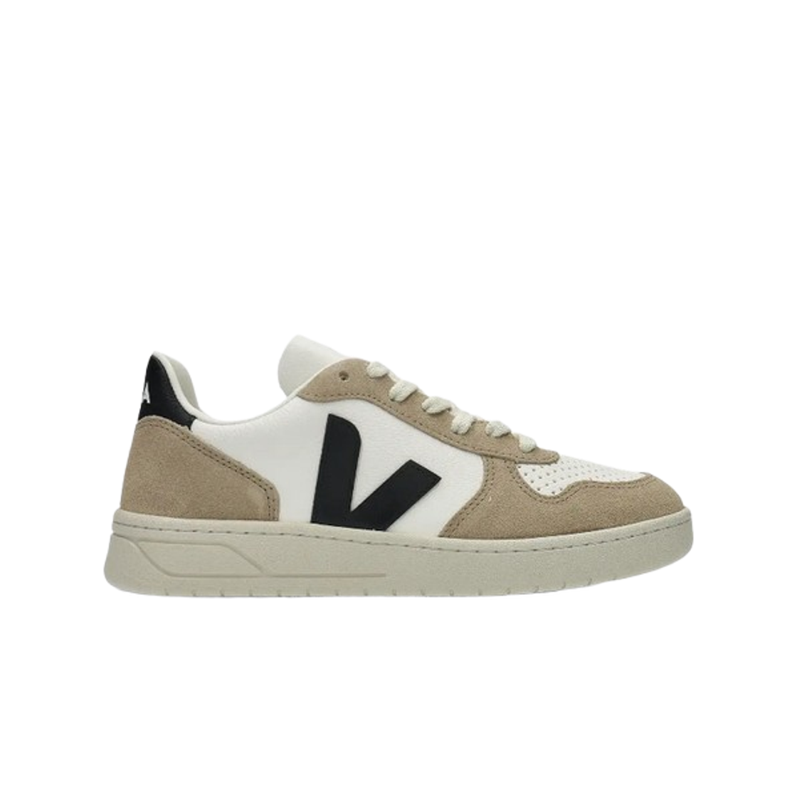 베자 V-10 레더 화이트 블랙(Veja V-10 Leather White Black)