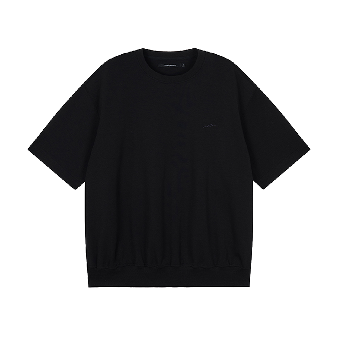 지오송지오 슈비터스 아트워크 블루종 티셔츠 블랙 ZI3TS315BK(ZIOSONGZIO Schwitters Artwork Blouson T-Shirts Black) - 2