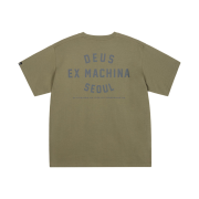 Deus Ex Machina Seoul College Address T-Shirt Olive