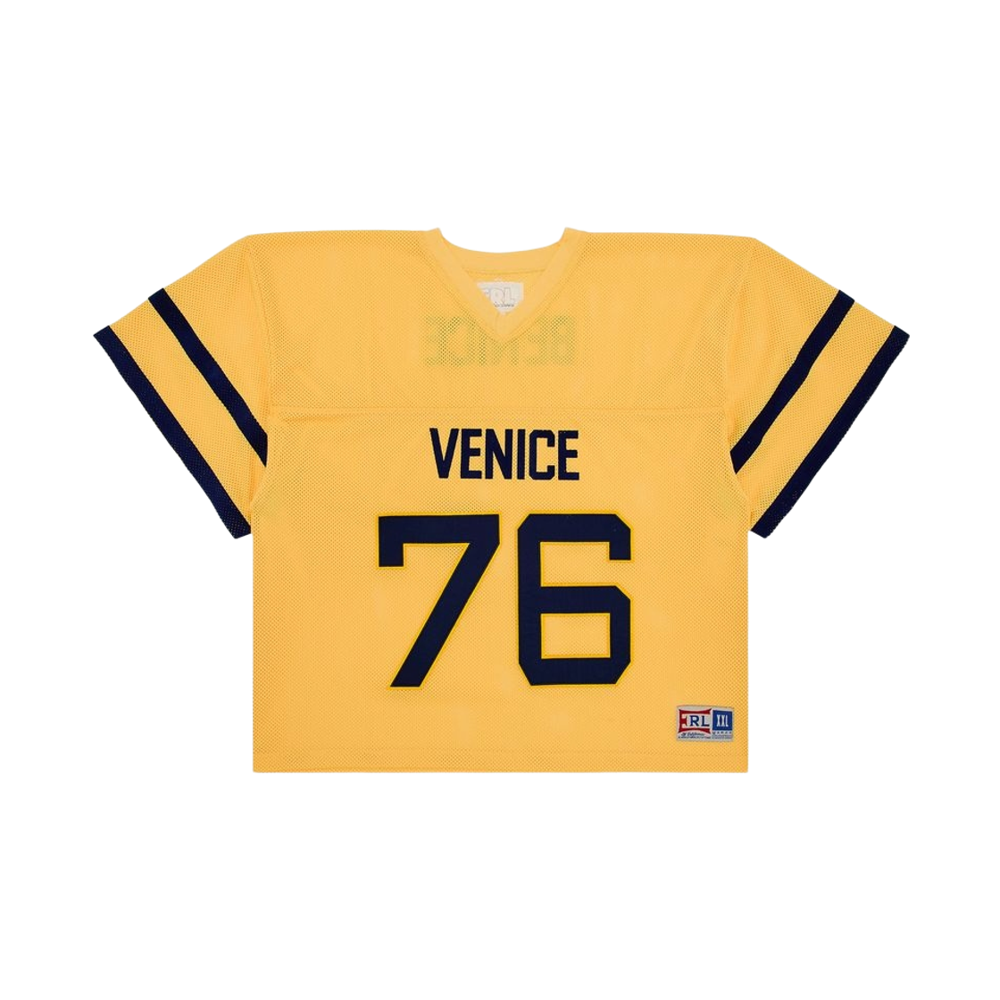 ERL 베니스 76 풋볼 탑 옐로우(ERL Venice 76 Football Top Yellow)
