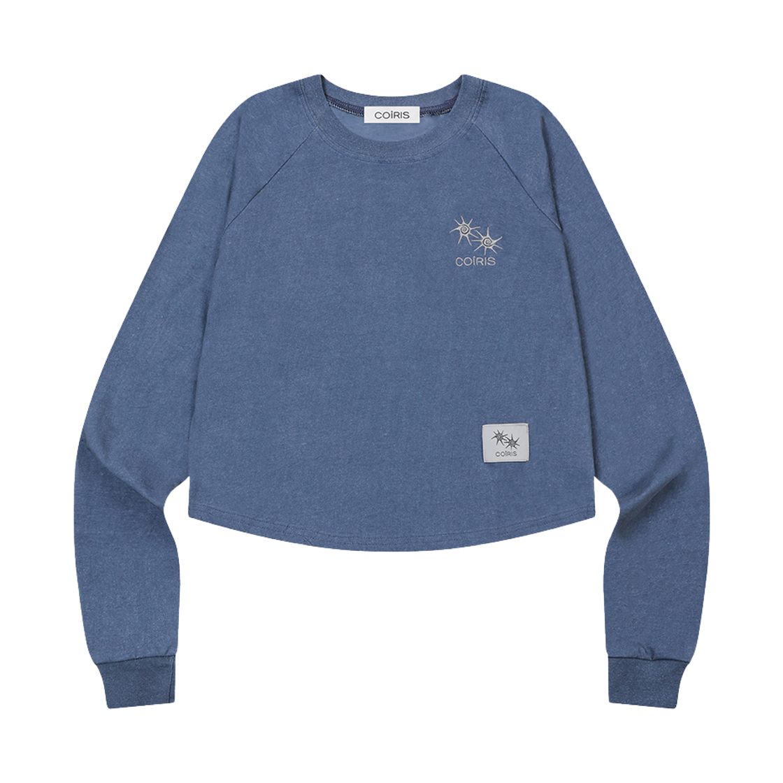 C-P00000EV Coiris Dylon Pigment Raglan Long Sleeve T Navy