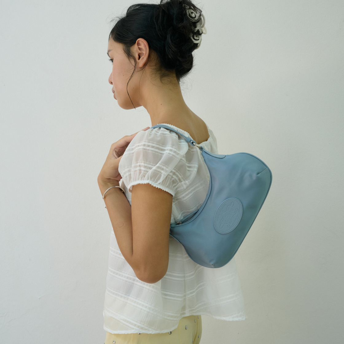 라츠유 로미 숄더백 스카이 블루(LOTS YOU Romi Shoulder Bag Sky Blue) - 5