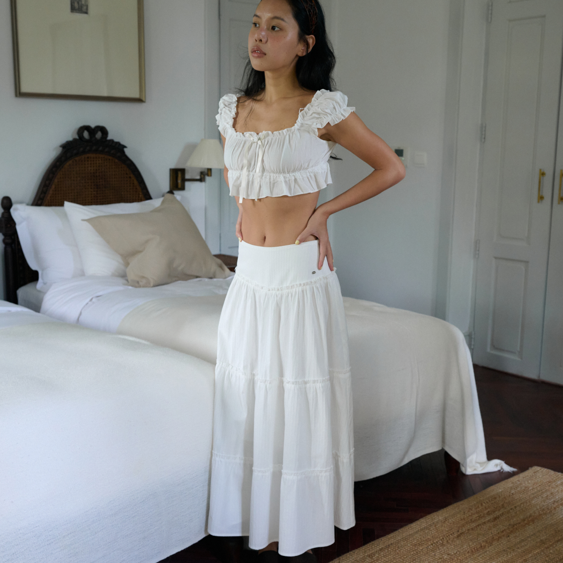 라츠유 엘라 스커트 화이트(LOTS YOU Ella Skirt White) - 4