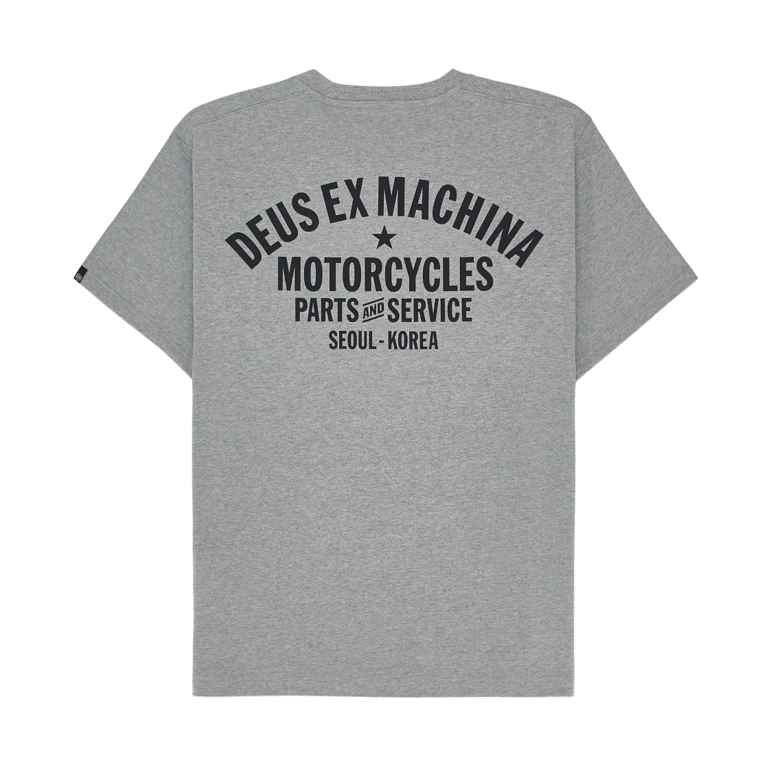 데우스 엑스 마키나 서울 오리지널 어드레스 티셔츠 그레이(Deus Ex Machina Seoul Original Address T-Shirt Grey)