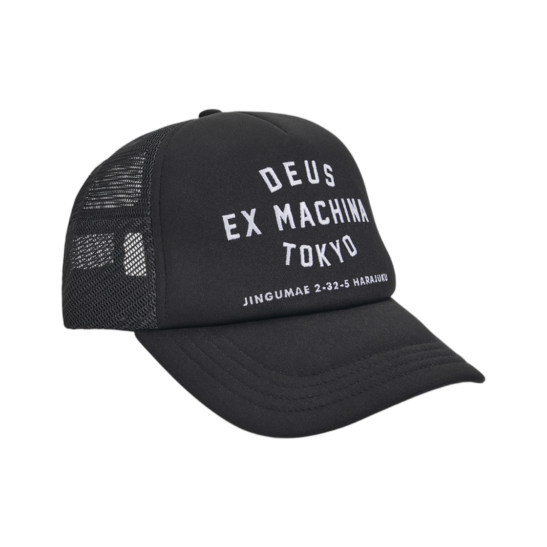 데우스 엑스 마키나 하라주쿠 어드레스 트러커 블랙(Deus Ex Machina Harajuku Address Trucker Black)