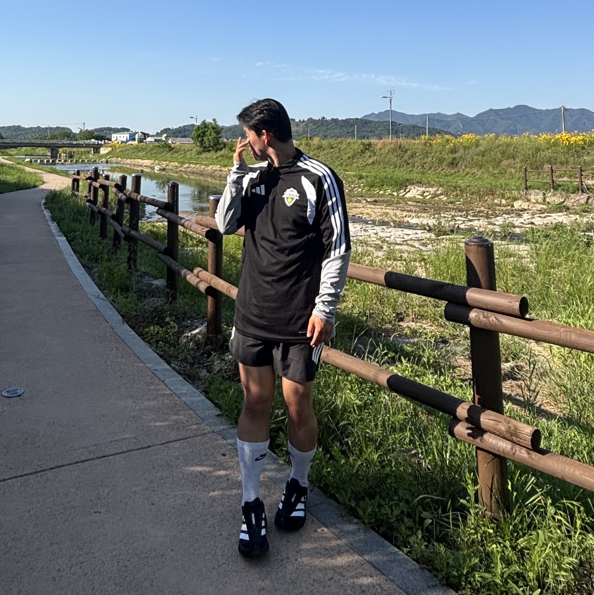 Adidas Adizero EVO SL Core Black Cloud White, Adidas Adi365 Formotion Shorts Black 5inch - KR Sizing 착용 스타일