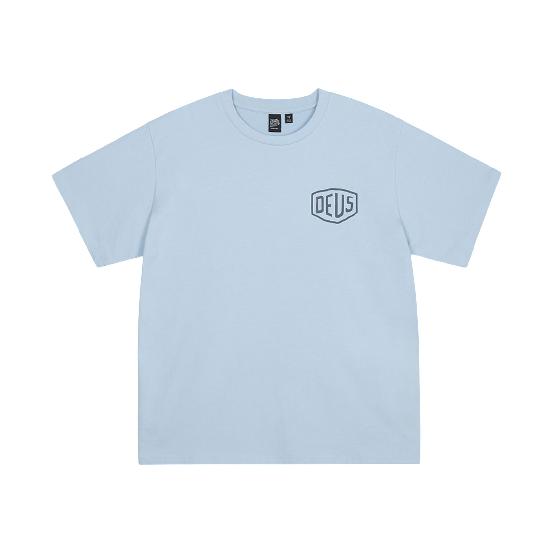 데우스 엑스 마키나 서울 컬리지 어드레스 티셔츠 라이트 블루(Deus Ex Machina Seoul College Address T-Shirt Light Blue) - 2