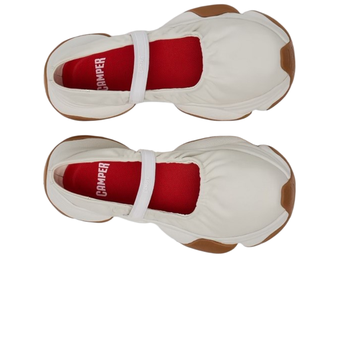 (W) 캠퍼 카스트 2 레더 스니커즈 화이트((W) Camper Karst 2 Leather Sneakers White) - 2