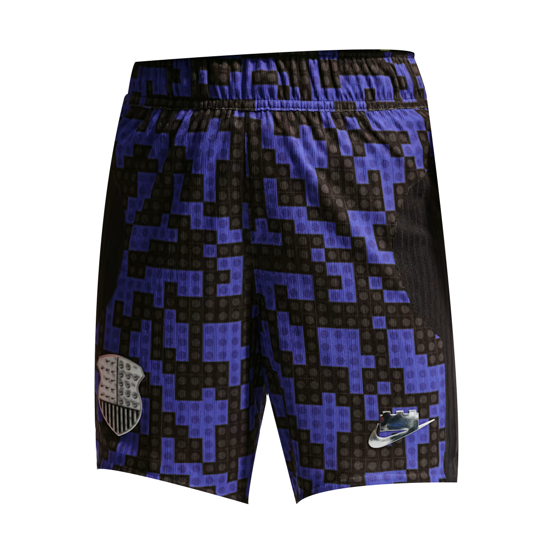 IQ7144-458 (Kids) Nike x Lego Aero Fit Soccer Shorts Bright Concord Black Lucky Green (IQ7144-458)