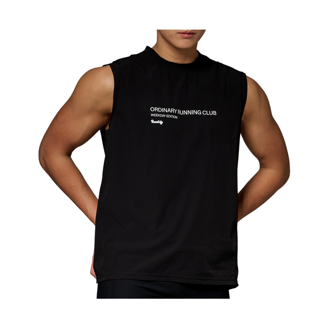 리액티파이 오디너리 메쉬 탱크 블랙(REACTIFY Ordinary Mesh Tank Black) - 2