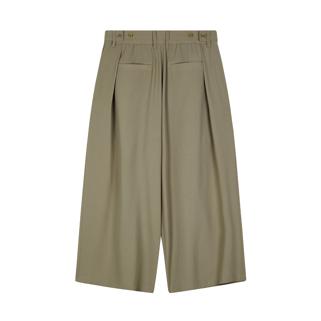 지오송지오 라이트 크롭 와이드 팬츠 베이지 ZI3PT304BE(ZIOSONGZIO Light Crop Wide Pants Beige) - 2