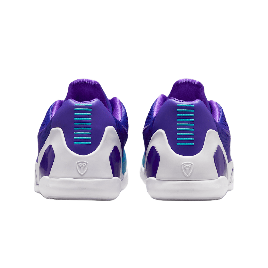 (GS) 나이키 코비 9 로우 EM 블루 라군 앤 피어스 퍼플((GS) Nike Kobe 9 Low EM Blue Lagoon and Fierce Purple) - 3