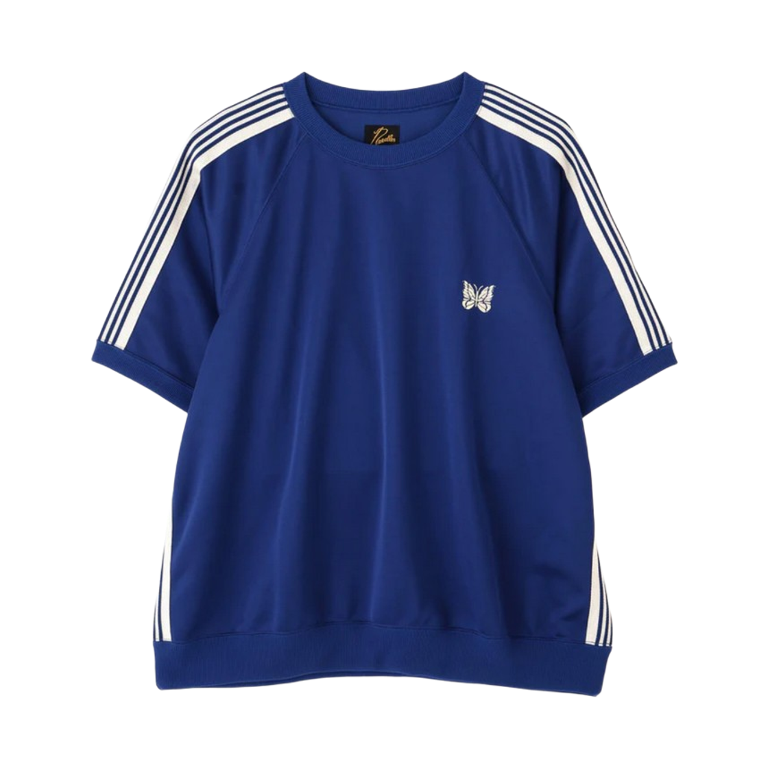 SX1584 Needles x Beaver Crew Neck Shirt Poly Smooth Royal