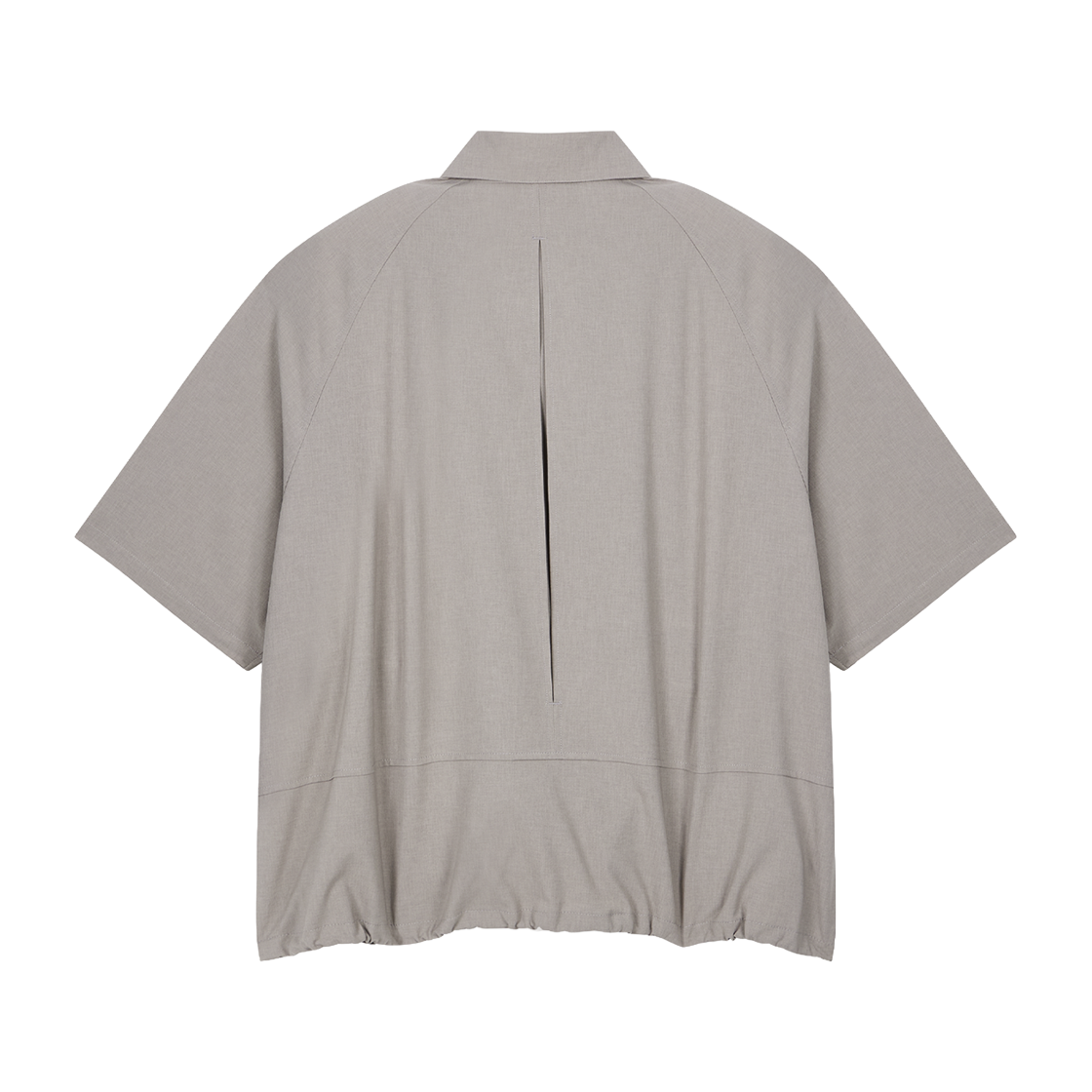 지오송지오 타임리스 카라 집업 튜닉 베이지 ZI3TS385BE(ZIOSONGZIO Timeless Collared Zip Up Tunic Beige) - 2