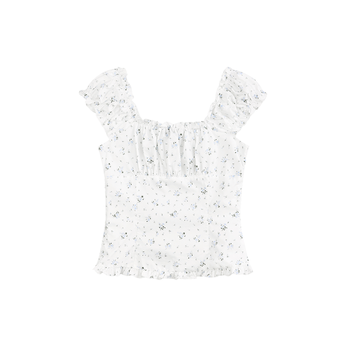 라츠유 에이프릴 블로썸 레이스 탑 아이보리(LOTS YOU April Blossom Lace Top Ivory) - 2