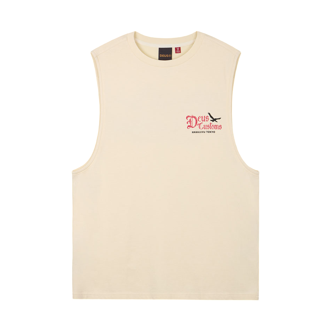 DMSS26GRS098L Deus Ex Machina Beep Beep Muscle Ivory