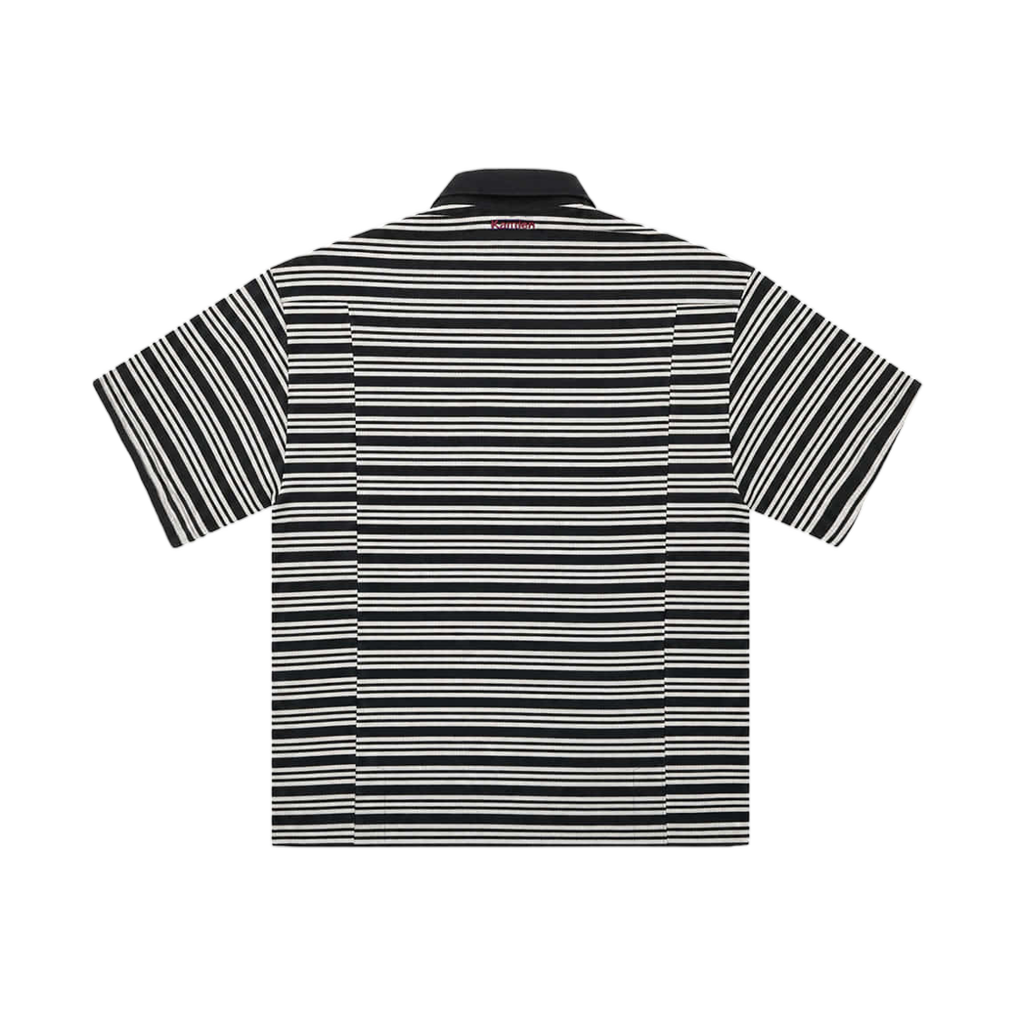 카미엔 스트라이프 크롭 폴로 블랙(Kamien Stripe Crop Polo Black) - 2