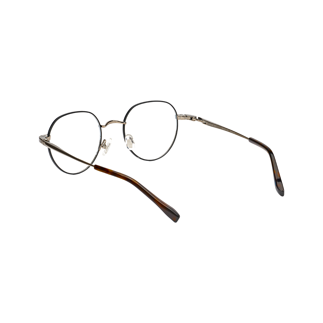 테츠오아이웨어 하나 메탈테 C1 블랙 & 브라운(TETSUO EYEWEAR Hana C1 Black & Brown) - 3