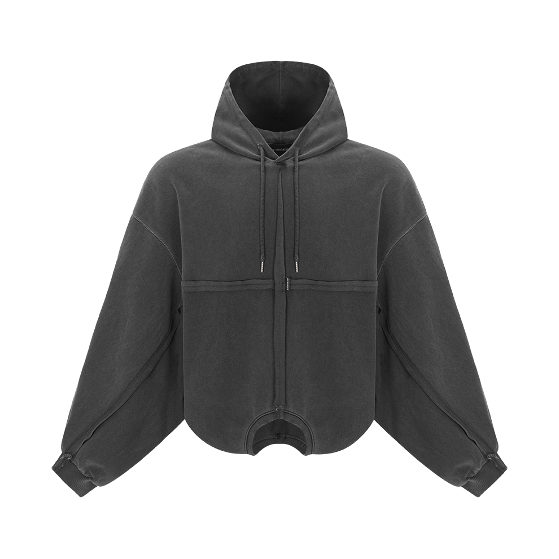 [프리오더] 써저리 리메이크 드롭넥 후디 차콜([프리오더] Surgery Remake Dropped Neck Hoodie Charcoal)