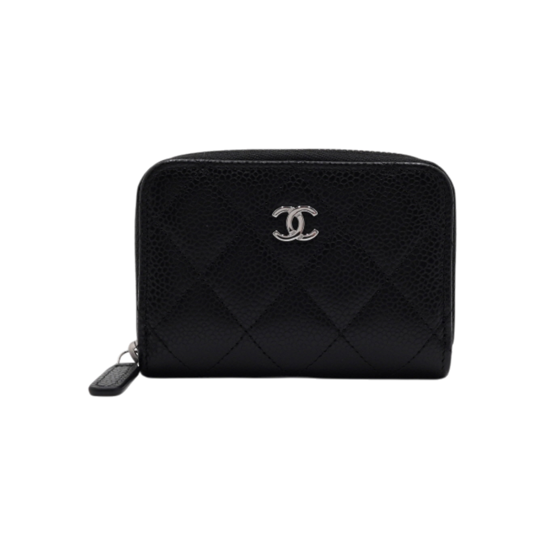 샤넬 AP0216 캐비어 클래식 은장 CC 지퍼 카드지갑aa64391(Chanel AP0216 Caviar Classic Silver CC Zip Card Holder) - 1
