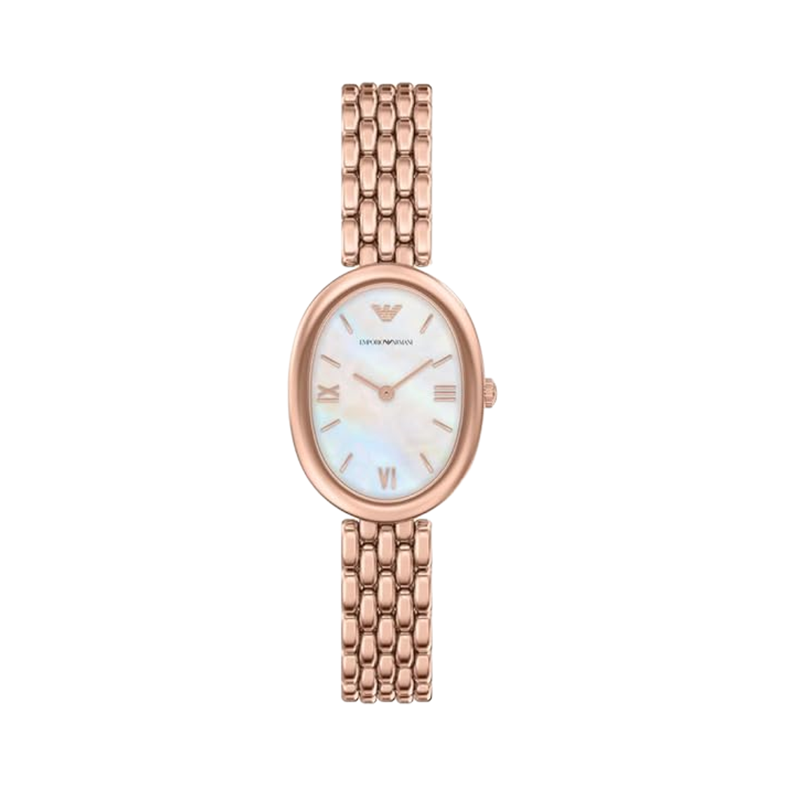 (W) 엠포리오 아르마니 쿼츠 34mm 스테인리스 스틸 로즈 골드((W) Emporio Armani Quartz 34mm Stainless Steel Rose Gold) - 1