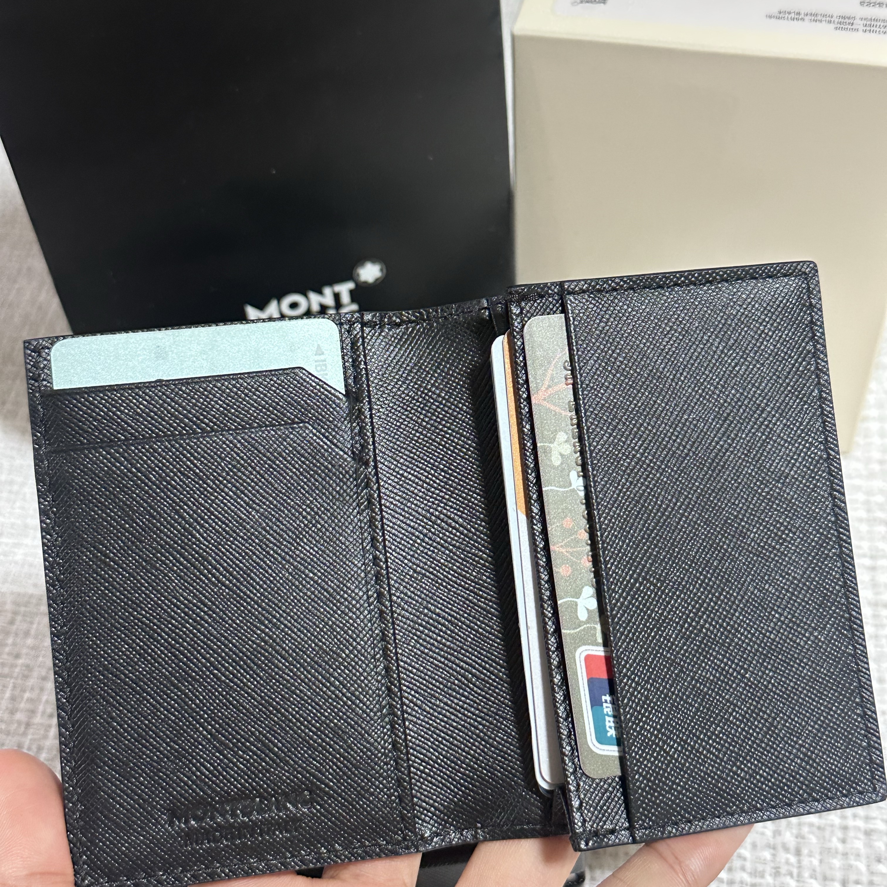 Montblanc Sartorial Business Card Holder Black 착용 스타일 - 2