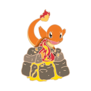 Pokemon x Isaac Toast Metal Badge Charmander (Opened)