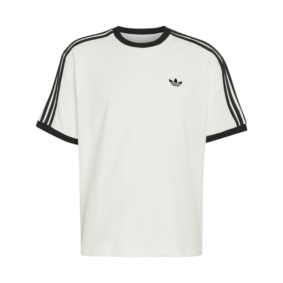 KW7400 Adidas Terry Cali T-Shirt Cloud White - KR Sizing