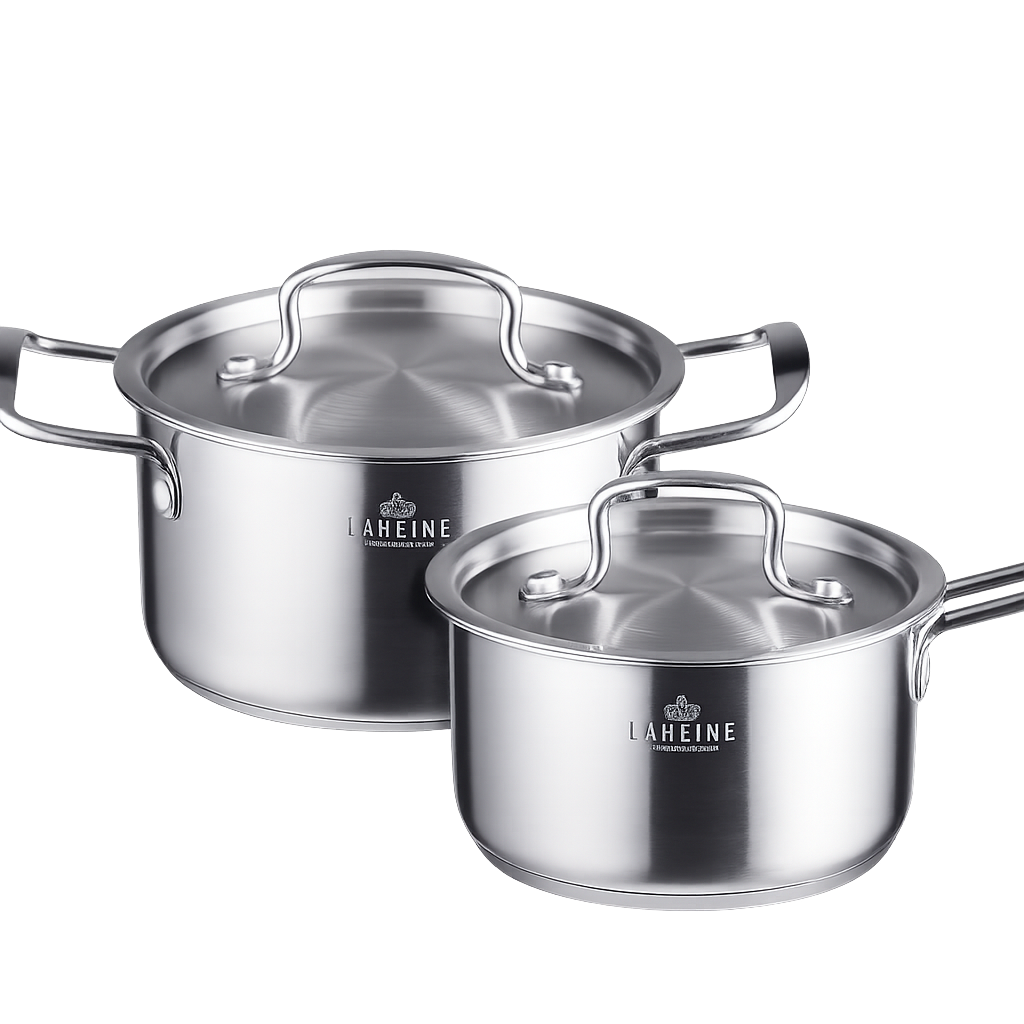 Laheine001 Laheine The QweenPotaufeu Stainless Steel IH Pot 2set
