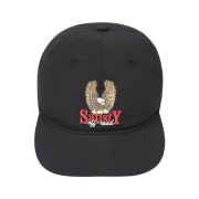 Satisfy Flitesilk 5‑Panel Pinch Cap Black