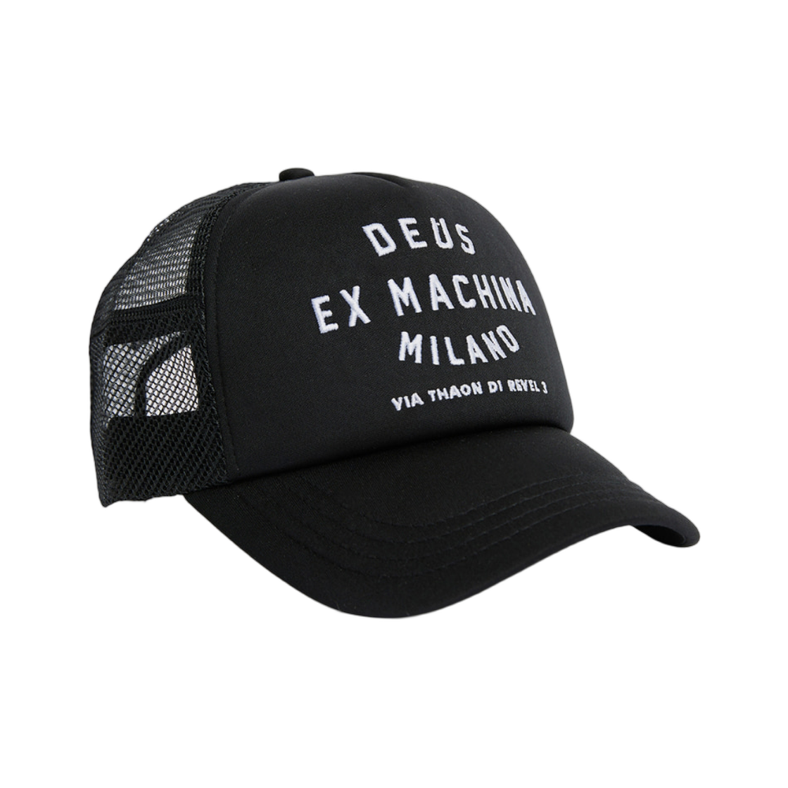 - Deus Ex Machina Milano Address Trucker Black