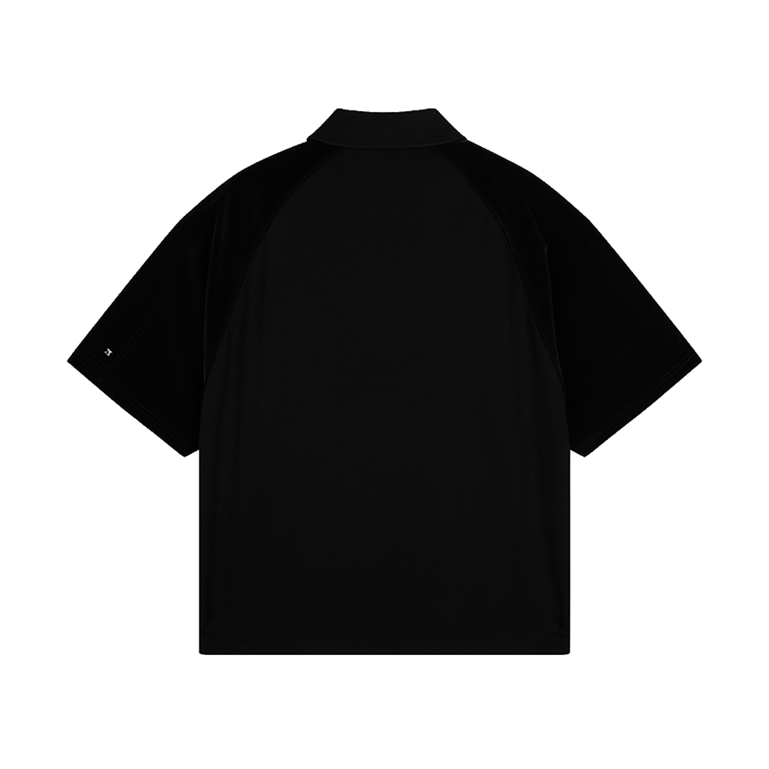 지오송지오 하이그로시 패치 래글런 티셔츠 블랙 ZI3TS352BK(ZIOSONGZIO High Gloss Patch Reglan T Shirt Black) - 2
