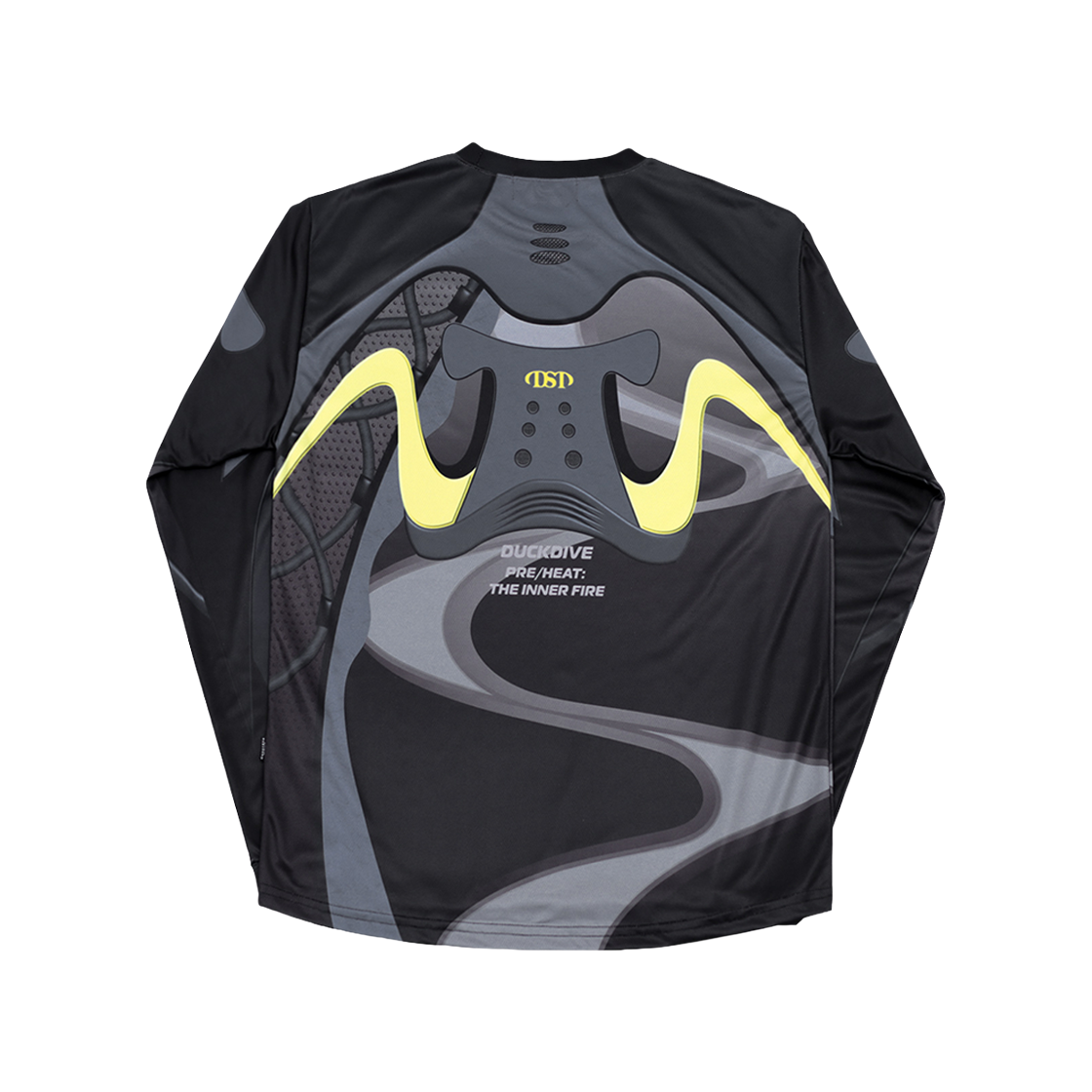 덕다이브 헬릭스 플로우 져지 롱슬리브 블랙(DUCKDIVE Helix Flow Jersey Long Sleeve Black) - 2