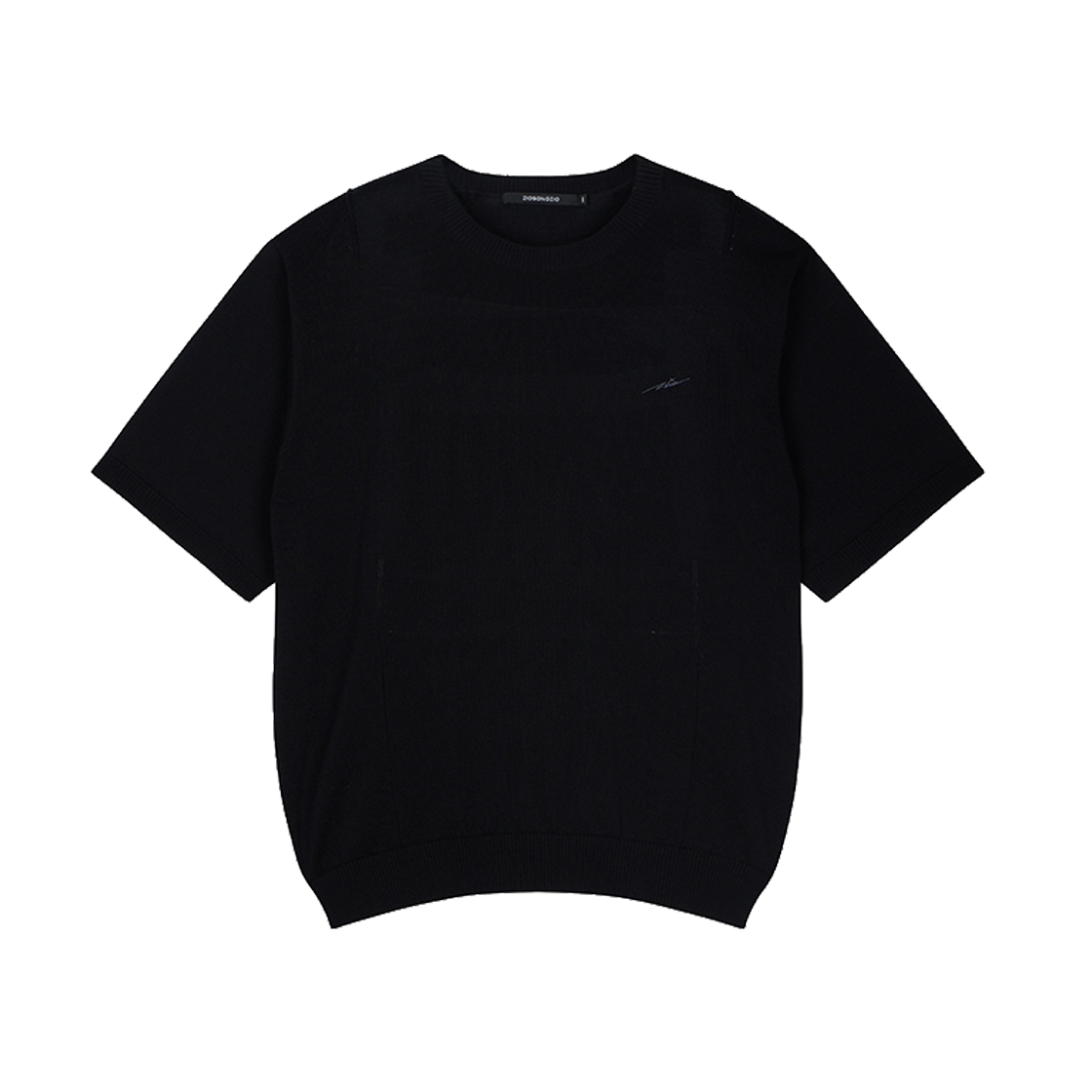 지오송지오 스케르조 엠브로이드 크루넥 니트 블랙 ZI3KT316BK(ZIOSONGZIO Scherzo Embroidered Crewneck Knit Black) - 2