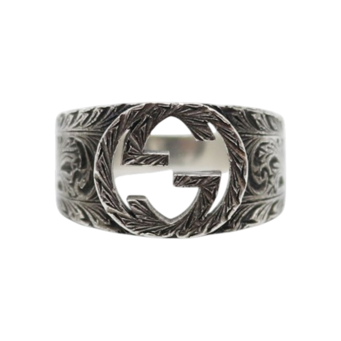 IT9HW5OE9EIW Gucci 455302 Interlocking Ring