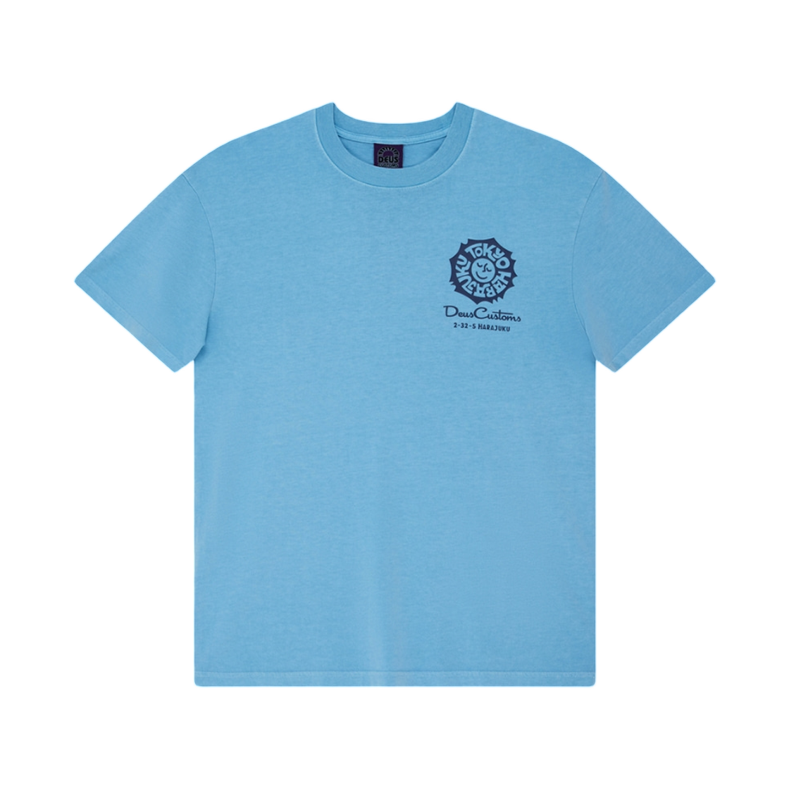 데우스 엑스 마키나 도쿄 어드레스 티셔츠 라이트 블루(Deus Ex Machina Tokyo Address T-Shirt Light Blue) - 2