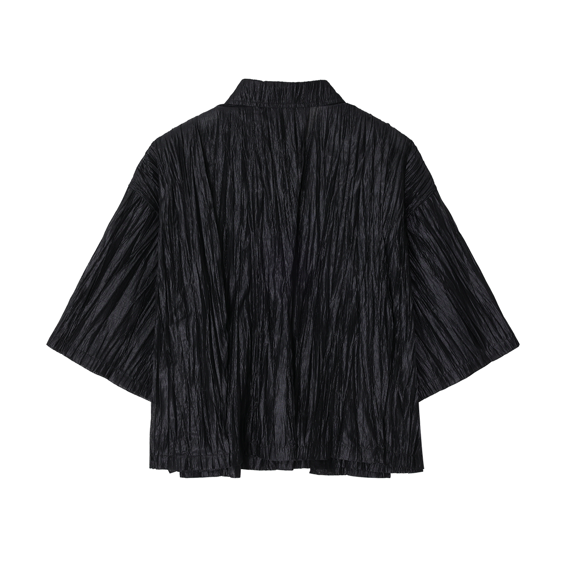 (W) 송지오 컬렉션 폴립티크 크리스 하프 셔츠 블랙((W) SONGZIO COLLECTION Polyptych Crease Half Shirt Black) - 2